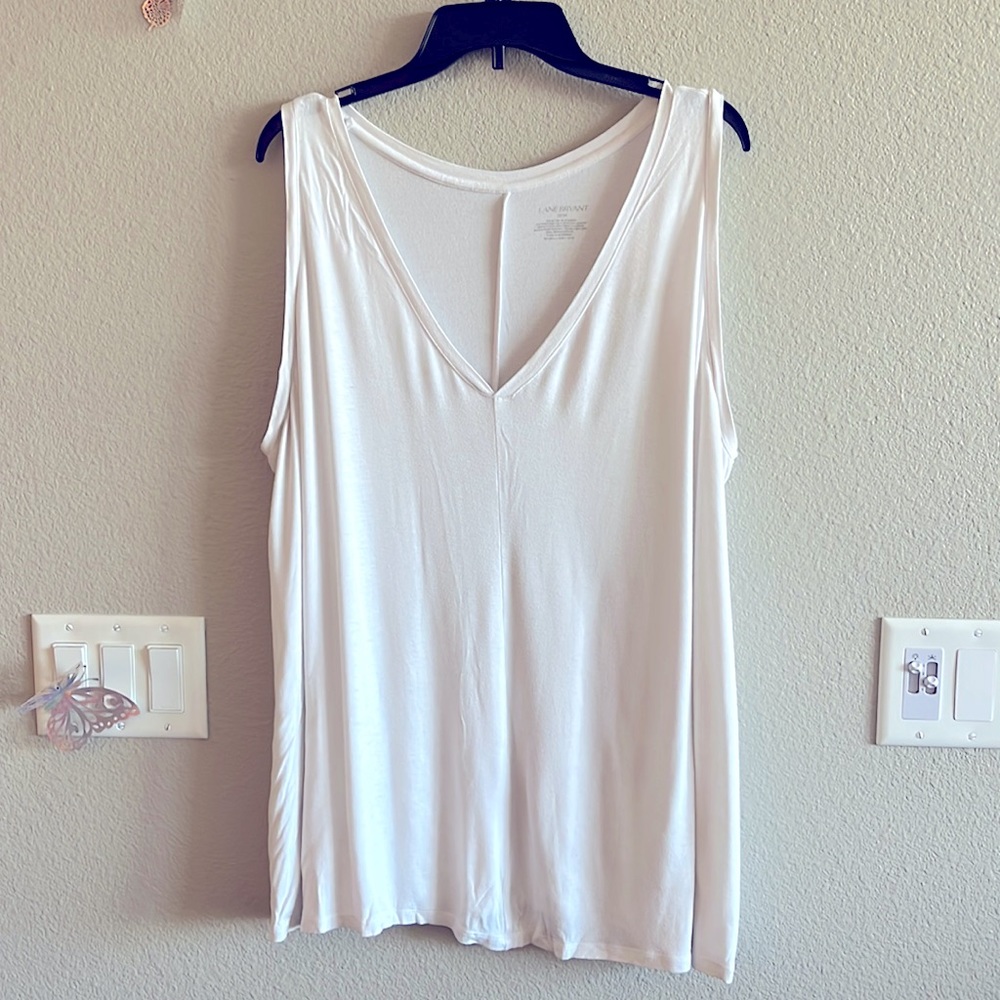 Lane Bryant 22/24 White Tank Top